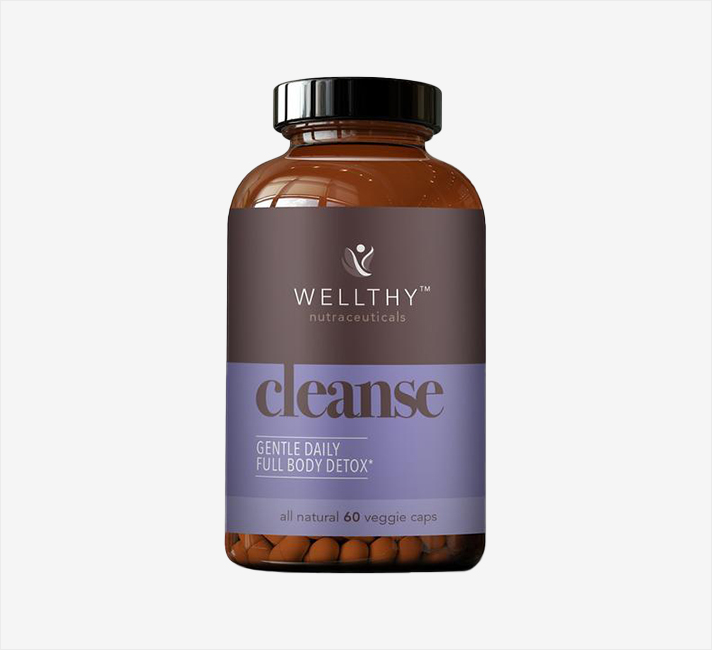 cleanse gentle daily full body detox supplements wellthy nutraceuticals