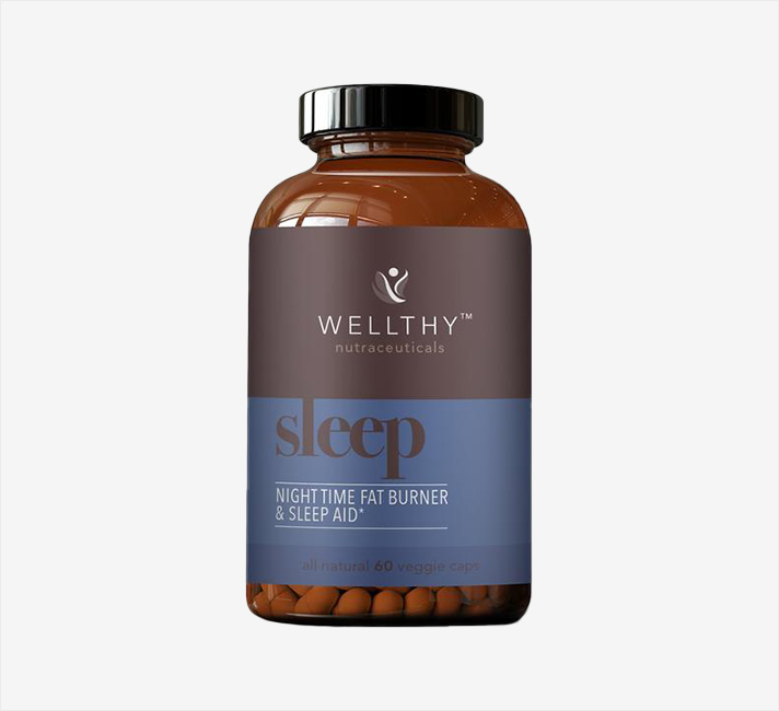sleep nighttime fat burner and sleep aid supplements wellthy nutraceuticals