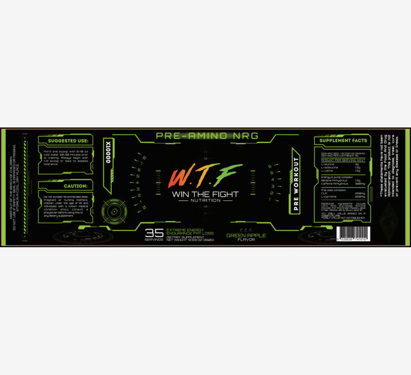 WTF - Win The Fight - Pre Workout